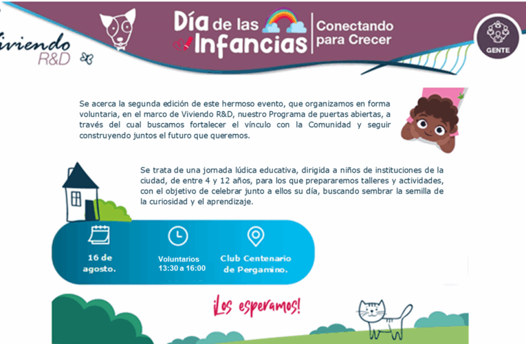 Festejos por el día de la infancia en el club Cenetenario