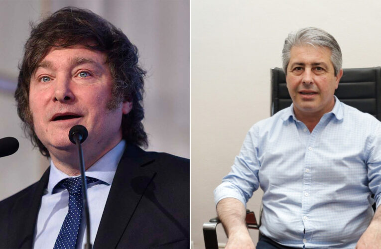 El intendente Martínez y el presidente Milei, con la mejor imagen para los pergaminenses