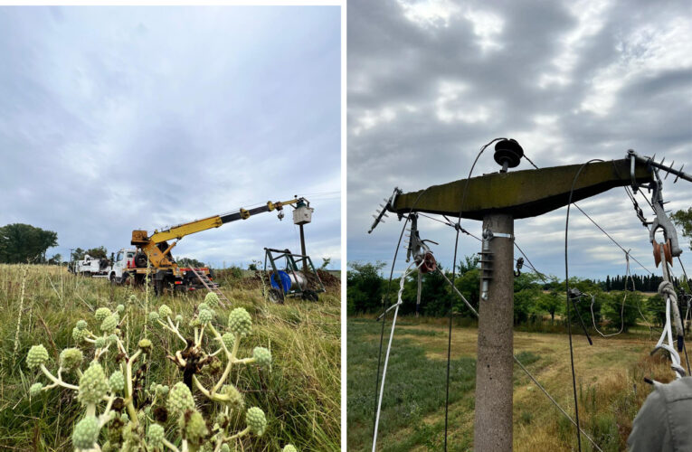 Otro robo de cables en las líneas de la Cooperativa Eléctrica