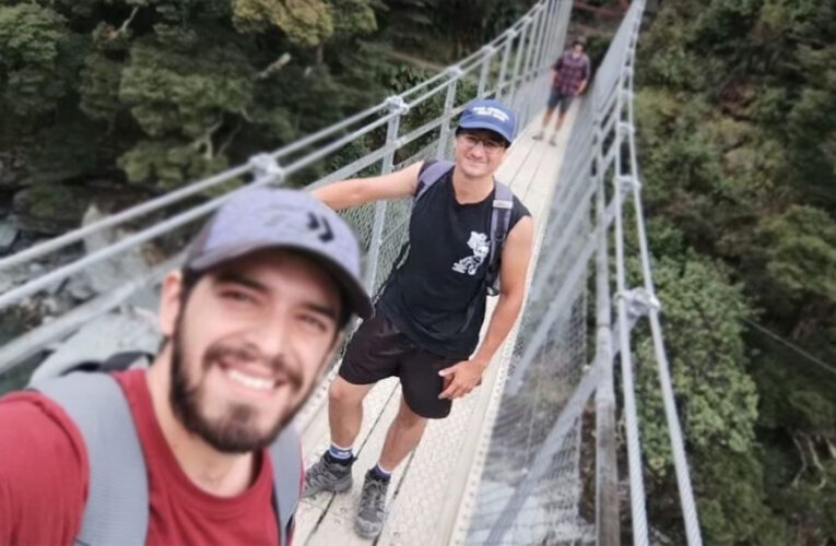 Continúa la desesperada búsqueda del pergaminense desaparecido en Nueva Zelanda