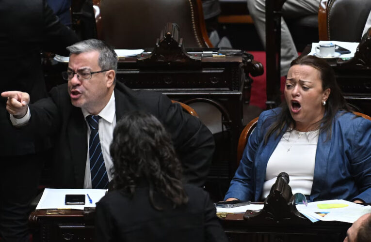 “Te pedí bien la palabra, sos un forro”