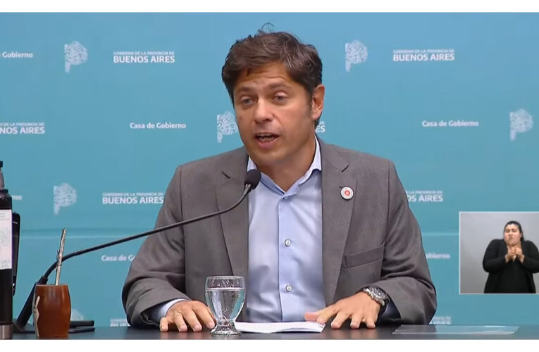 El gobernador Kicillof anunció que desdobla las elecciones que se concretarán el 7 de septiembre