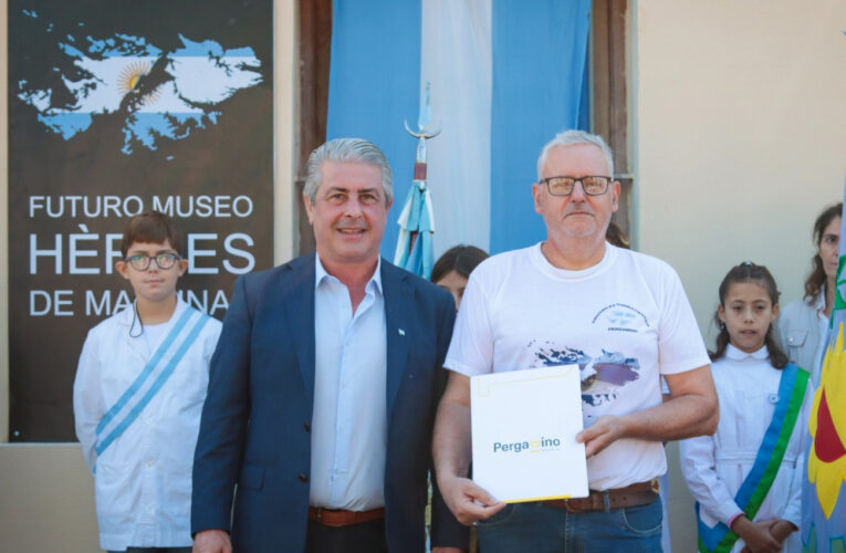 Intendente Martínez: «Quiero rescatar el deber de esos soldados y la unión del pueblo argentino»