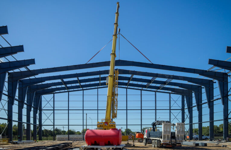 Continúa la obra del Microestadio de la ciudad