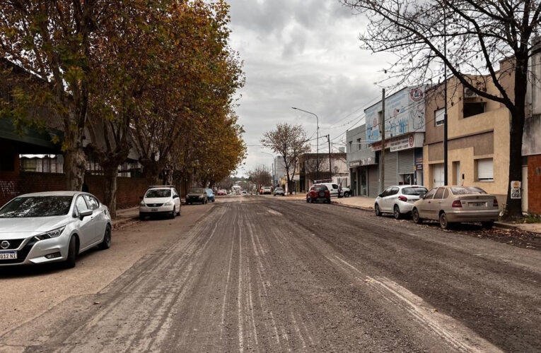 Comenzó la repavimentación de Marcelino Ugarte