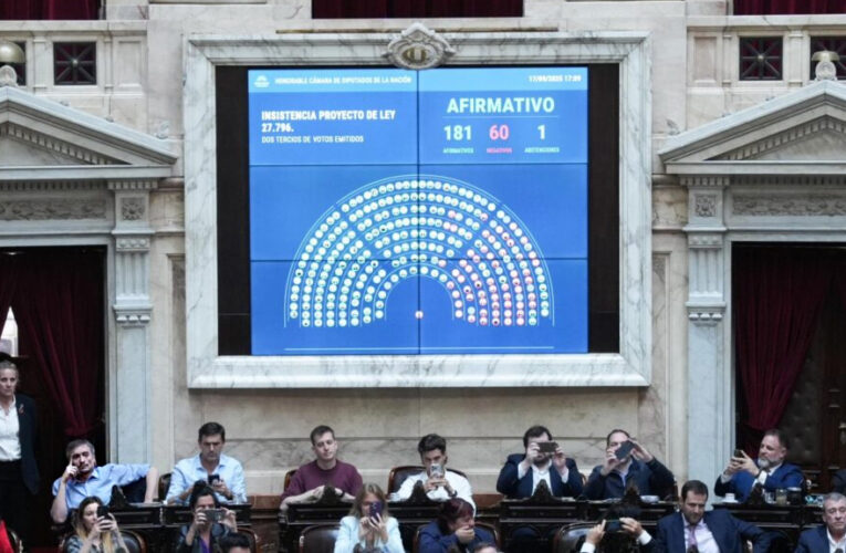 Amplia mayoría en Diputados para rechazar los vetos a la ley de financiamiento universitario y la emergencia del Garrahan