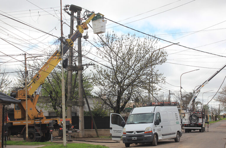 La Cooperativa Eléctrica de Pergamino llevó a cabo un importante trabajo en barrio Hernández