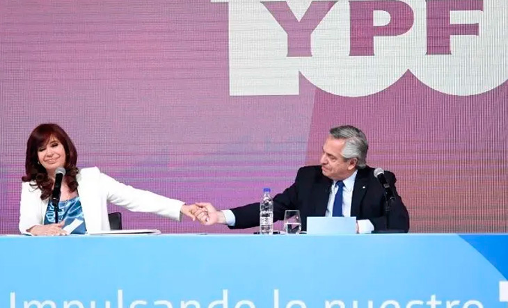 Cristina sin piedad contra Alberto
