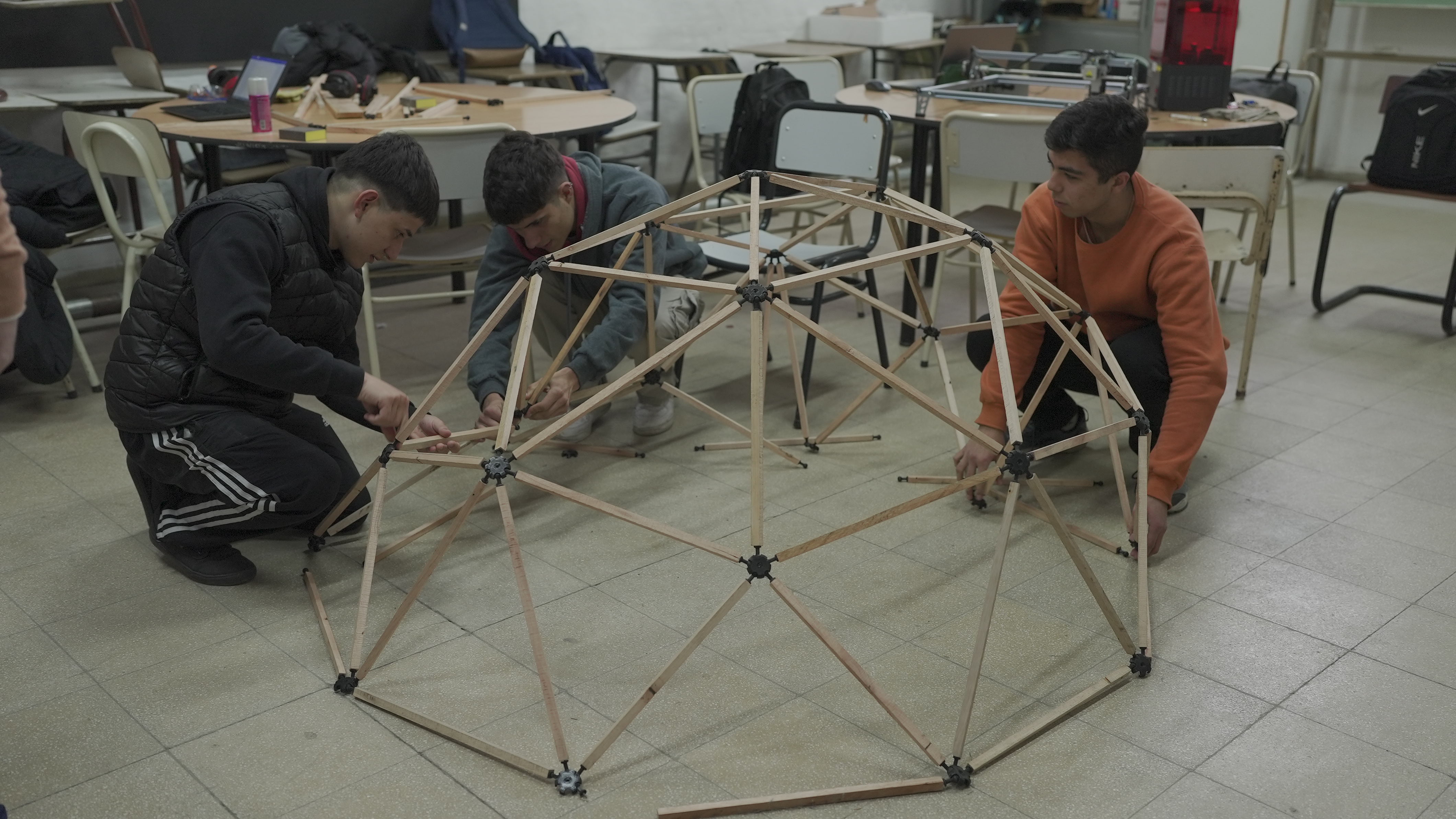 Estudiantes de Pergamino crearon un innovador emprendimiento de recreación infantil