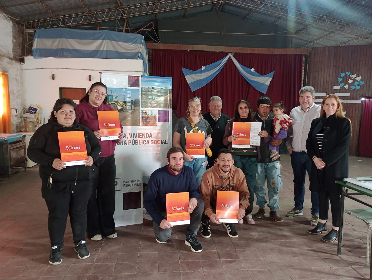 Solares en Peña: Se entregaron lotes a familias del pueblo