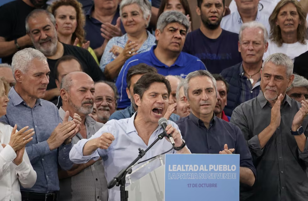 Kicillof festejó (en modo presidenciable) el día de la lealtad peronista