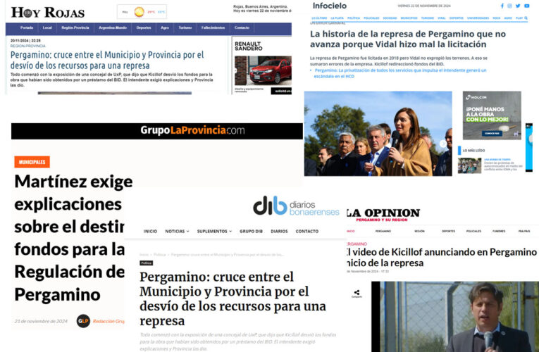 Los medios periodísticos bonaerenses hablan sobre el reclamo de Martínez a Kicillof