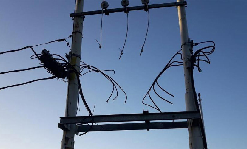 Un nuevo robo de cables dejó sin energía una zona de la ciudad