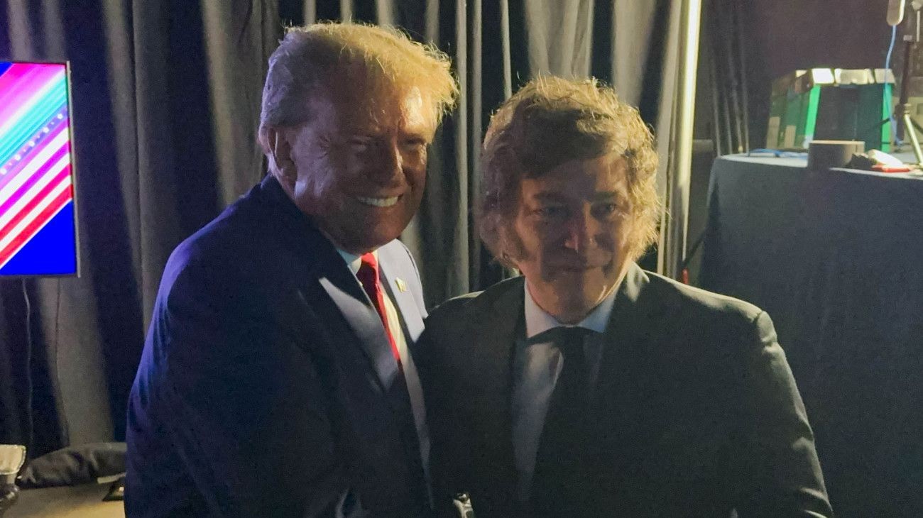 Milei ya tuvo su primera conversación con Donald Trump presidente