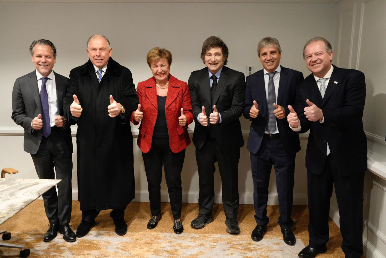 Milei se reunió con Kristalina Georgieva en EE.UU