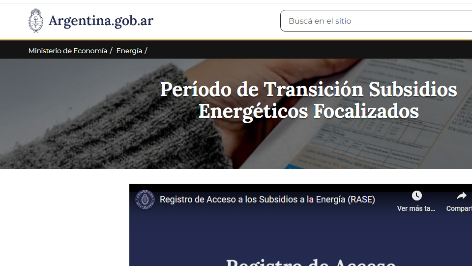 ¿Quienes pueden solicitar los subsidios para luz y gas en el mes de febrero?