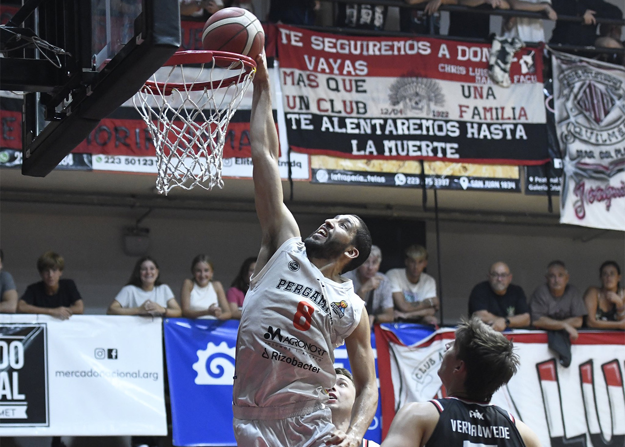 Pergamino Básquet cayó frente a Quilmes de Mar del Plata por 82 a 73