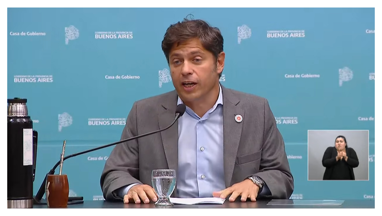 El gobernador Kicillof anunció que desdobla las elecciones que se concretarán el 7 de septiembre