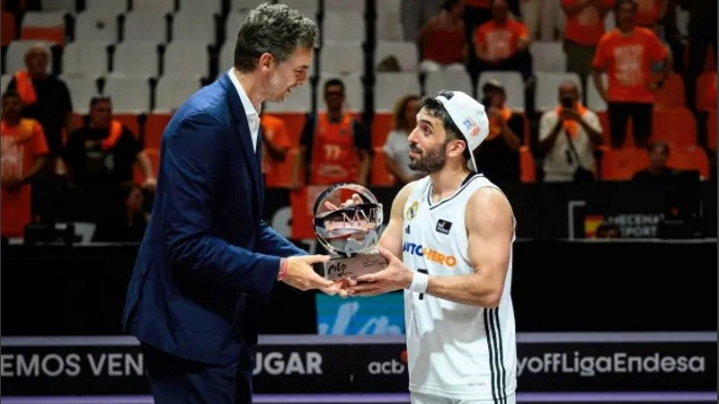 Facu Campazzo nuevamente campeón de España y MVP de la final