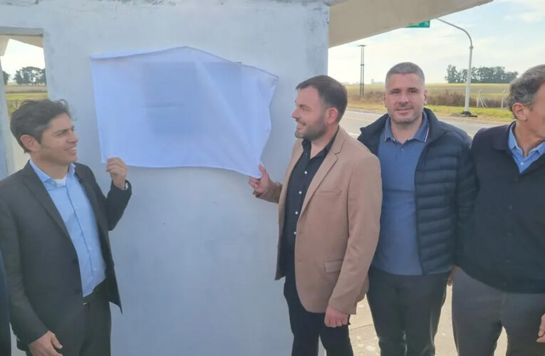 Kicillof entuvo presente en Rojas e inauguró un tramo de la Ruta 31