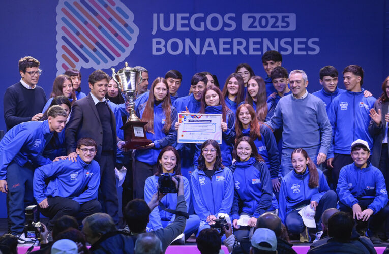 Kicillof presentó los Juegos Bonaerenses 2025