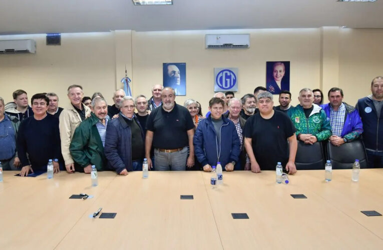 La CGT oficializó su apoyo a Kicillof en la interna bonaerense