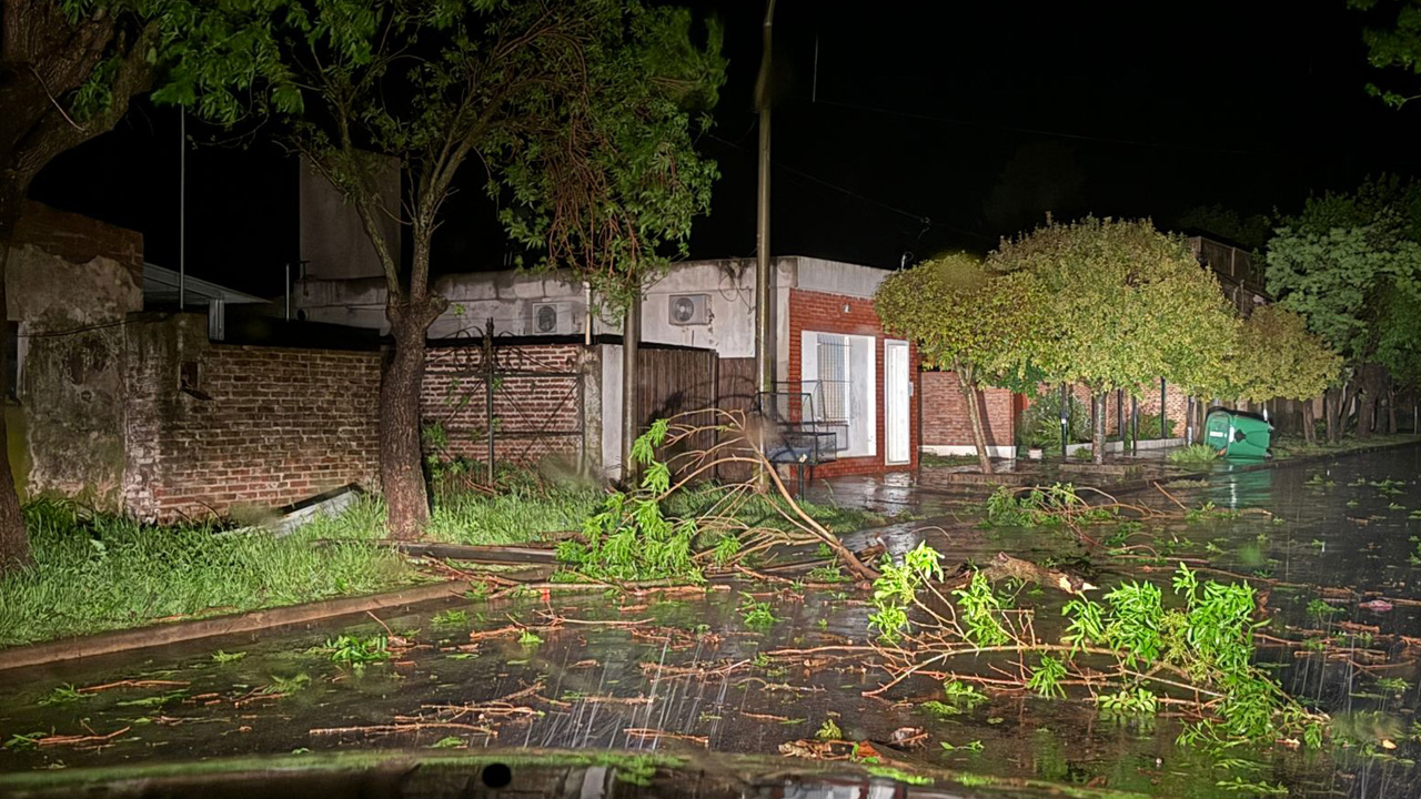 Un temporal azotó la localidad de El Socorro
