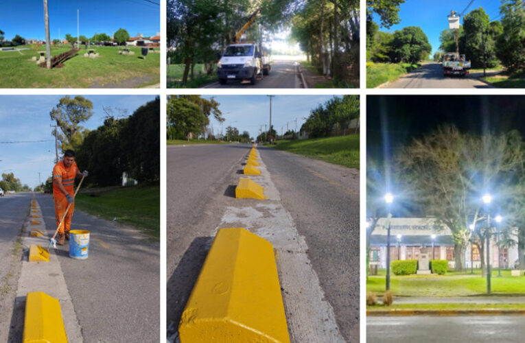 Avanzan las obras de iluminación en distintos barrios y espacios públicos de la ciudad