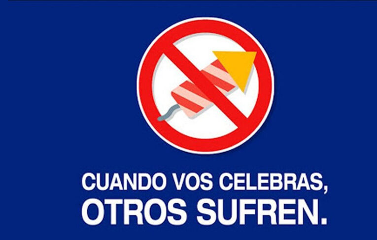 El Municipio recordó que está prohibida la venta de pirotecnia de estruendo en el distrito