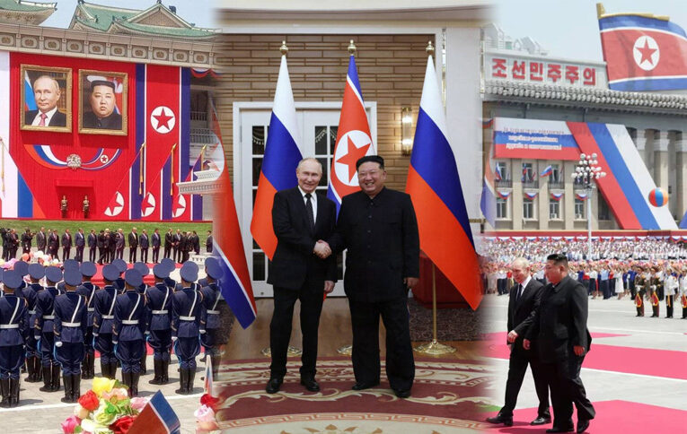 «Y en el otro rincón» Putin llegó a Corea del Norte