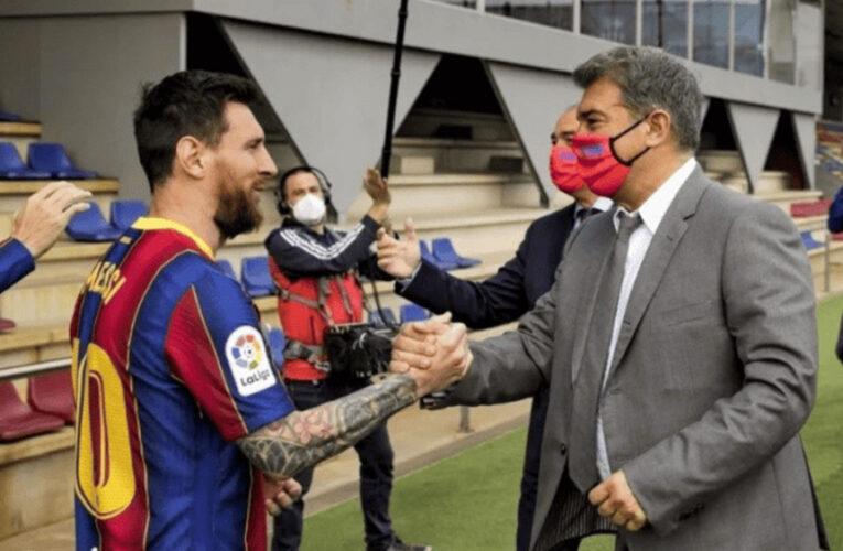 Xavi le sacó la máscara al presidente del Barsa