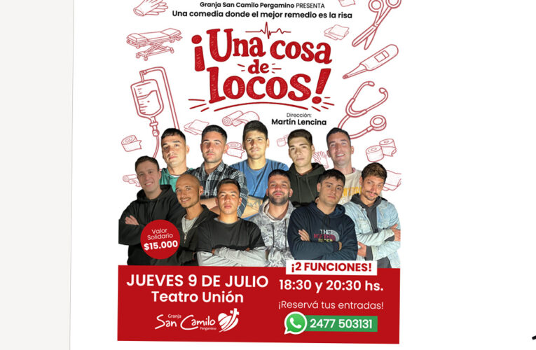 La Granja San Camilo presenta «¡Una cosa de locos!», una comedia para toda la comunidad