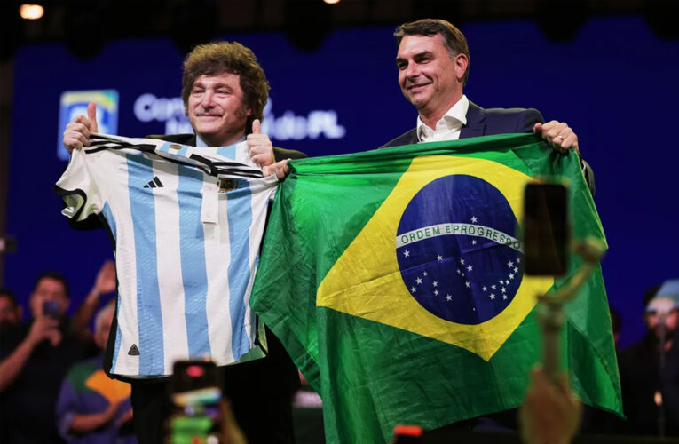 El presidente Milei acusó al gobierno de Lula de financiar una campaña antiargentina