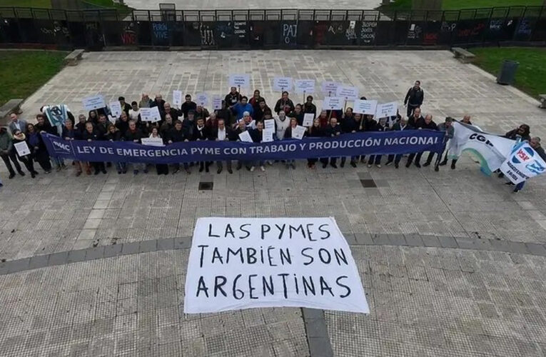 Las Pymes marcharon a Plaza de Mayo