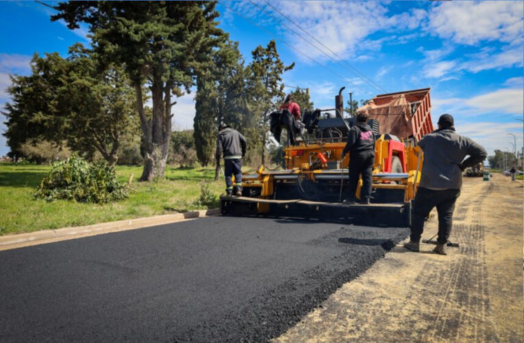 El Barrio Procrear suma una obra clave: comenzó la pavimentación de 26 cuadras